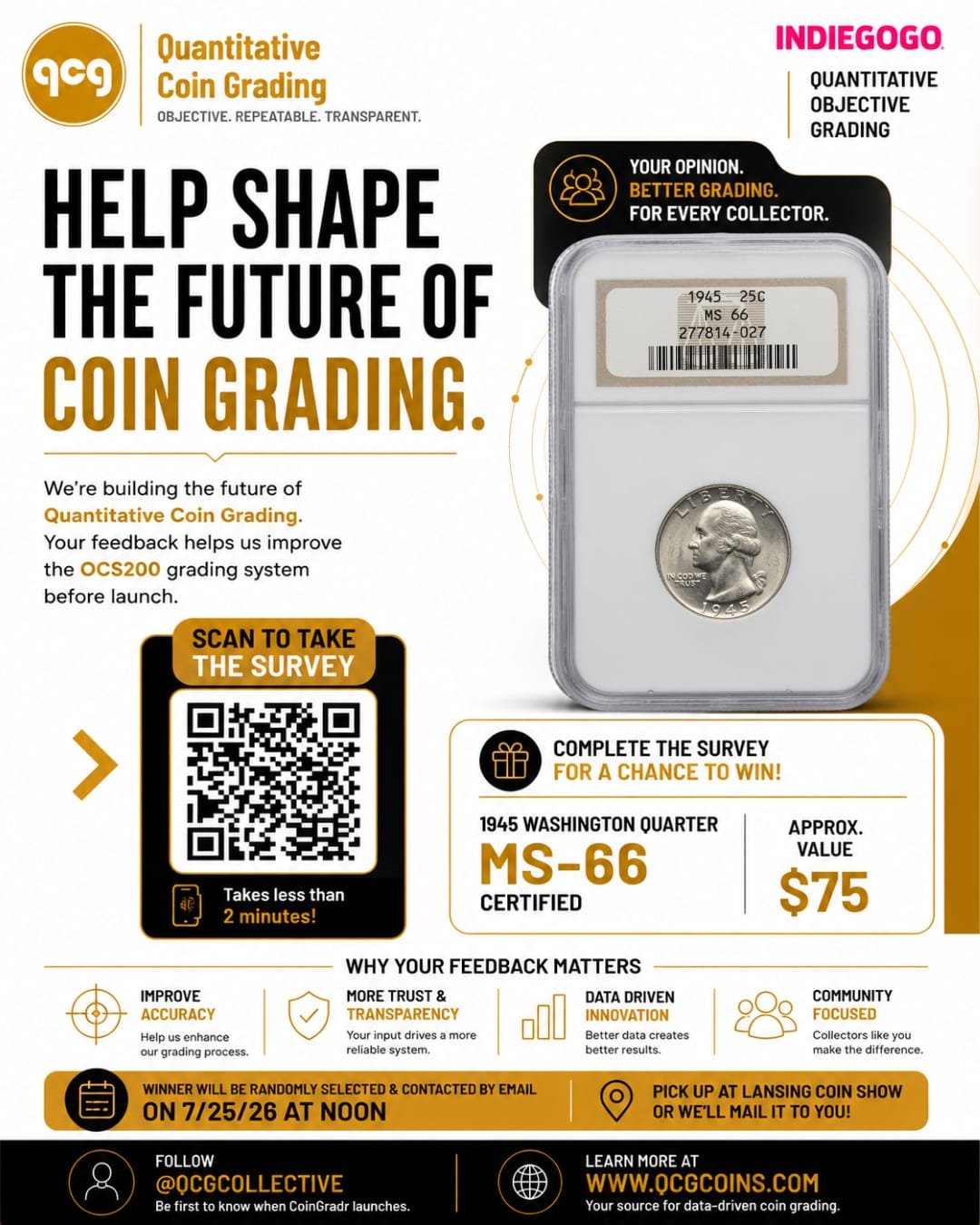 Quantitative Coin Grading