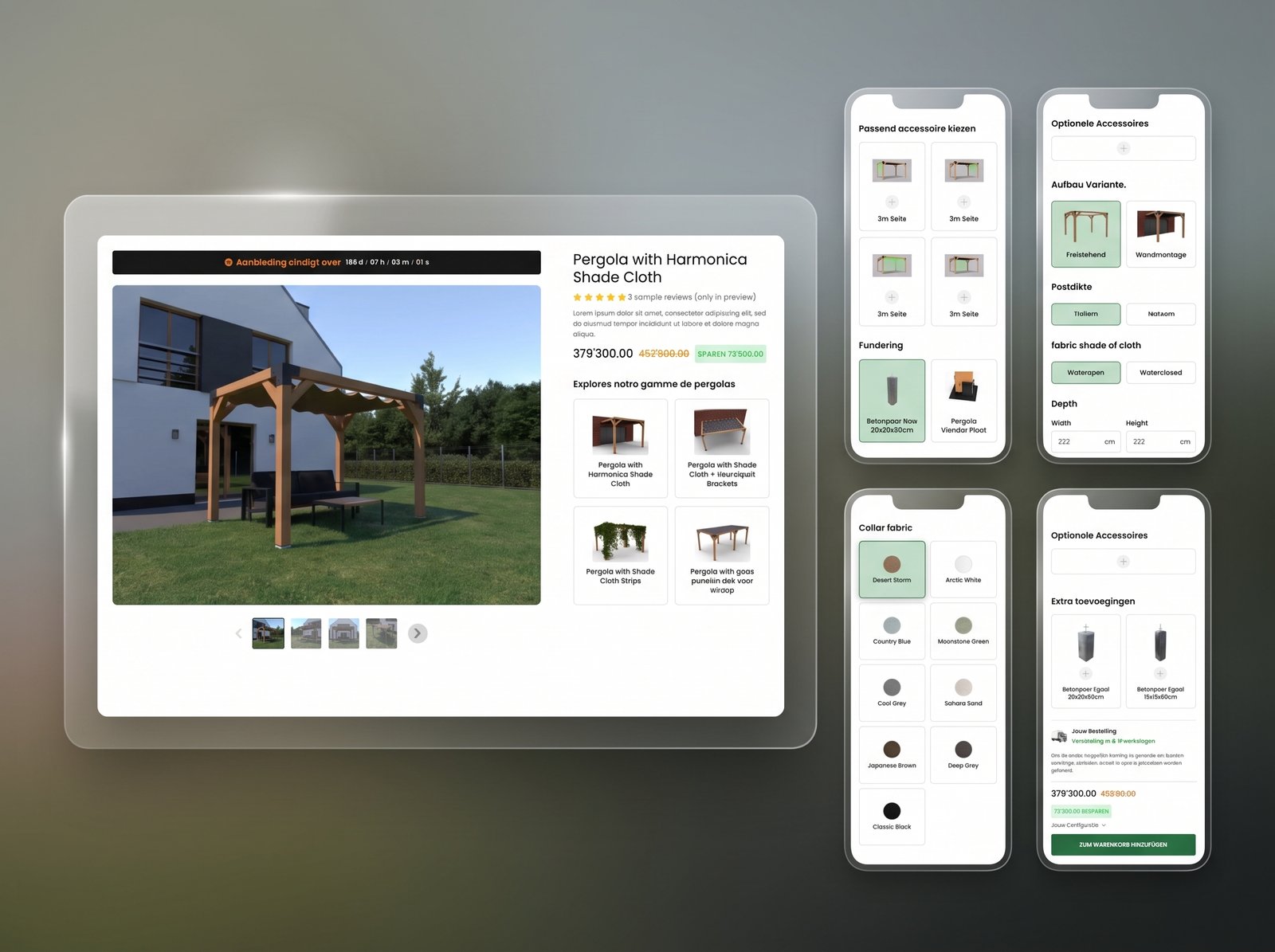 Advanced Pergola Configurator